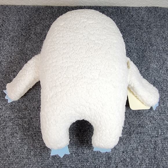 Warm Personality Yeti Girl Pillow Pal Plush Handmade Blue Face Pink Heart New - Picture 6 of 9